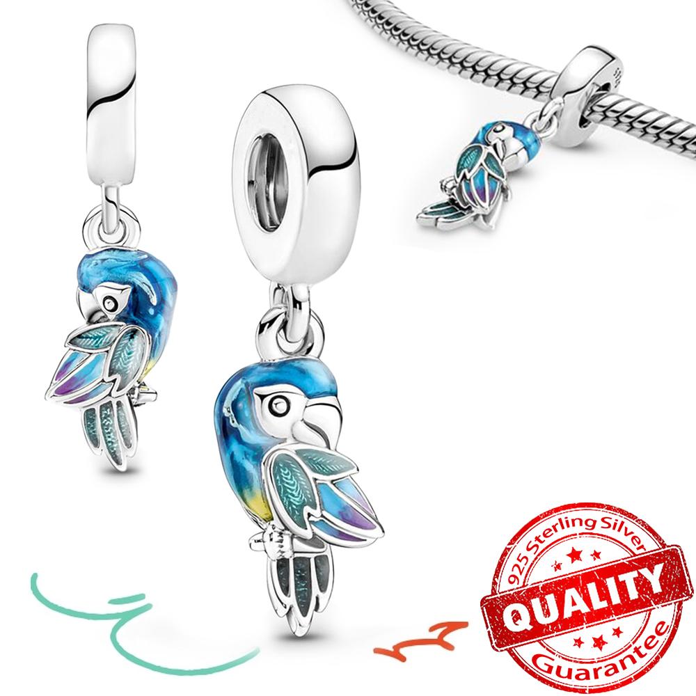 Медные бусины-морские звезды и подвеска-шарм в виде бабочки и стрекозы, подходят для браслета-змейки, бутикового ожерелья, синяя подвеска, подарок