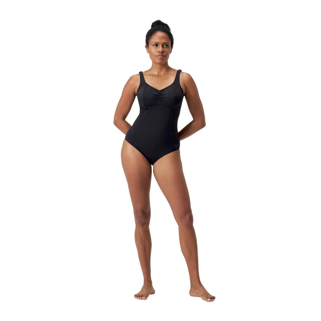 Speedo Womens/Ladies Plain One Piece Swimsuit