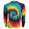 Colortone Adults Unisex Long Sleeve Tie-Dye T-Shirt