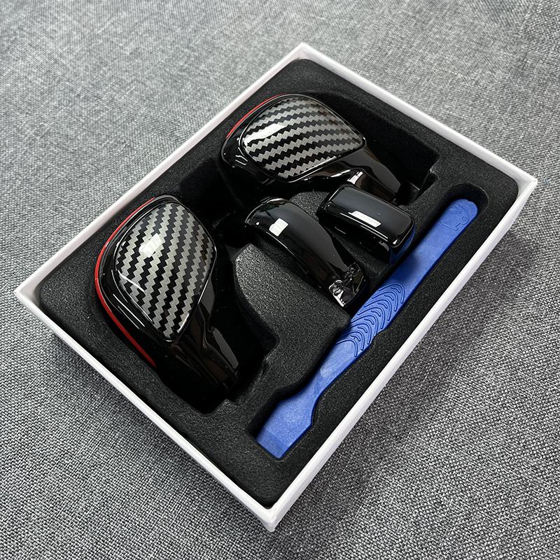 Текстура углеродного волокна, ручка переключения передач DSG, боковая крышка, эмблема DSG для VW Golf 6 Golf 7 R GTI Passat B7 B8 CC R20 Jetta MK6