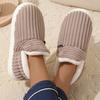 High-top Cotton Shoes Winter Cold-proof Thick-soled Indoor Warm Plush Cotton Slippers Couple