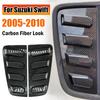 Для Suzuki Swift 2005-2010 4 двери Автомобильная задняя решетка на окно Боковая крышка-жалюзи Накладка Наклейка Вентиляционное отверстие Ковш ABS Углеродное волокно Автозапчасти