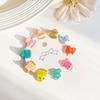 Transparent Mini Hair Claw Hair Clip Flower Mini Hair Claw Retro Star Hair Crab Clip  Women
