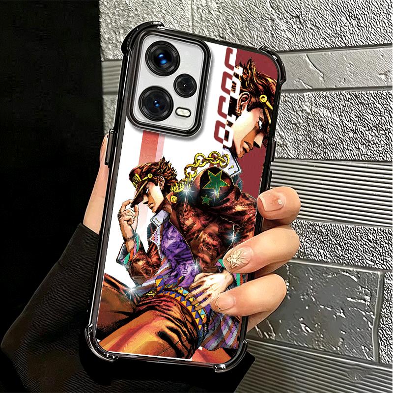 Мягкий чехол для телефона с дизайном из аниме JoJo Adventure для Xiaomi Redmi Note 14 15 Pro Plus 13 12 11S 11T 5G 10 9S 9 Покрытие Защита от падения Fund