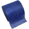 Rhinestone Ribbon Bling Wrap Bulk DIY Roll for Event Decorations Bridal/Baby Shower Birthdays, Arts & Crafts Vase & Party Decorations (Royal Blue, 10