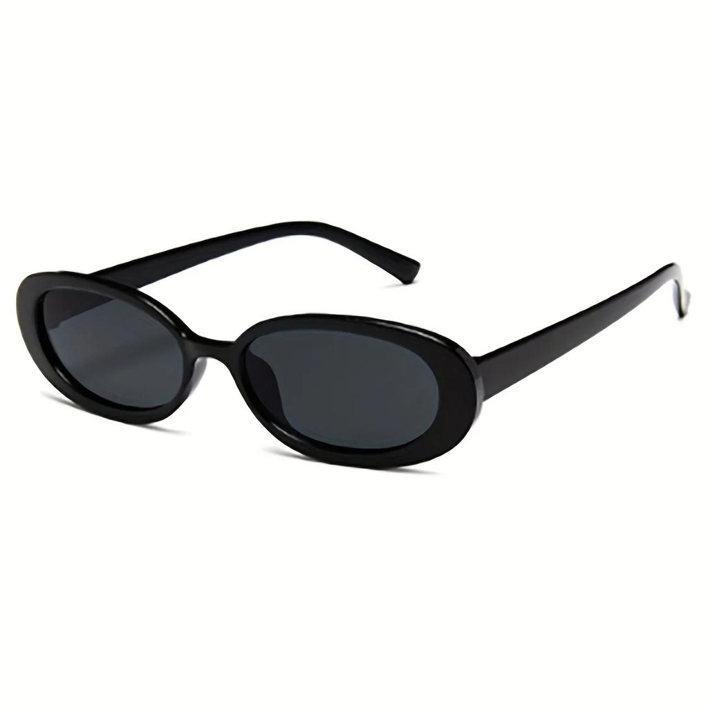 1 шт. Винтажные овальные солнцезащитные очки женские дизайнерские брендовые маленькие овальные солнцезащитные очки ретро черные красные очки женские очки