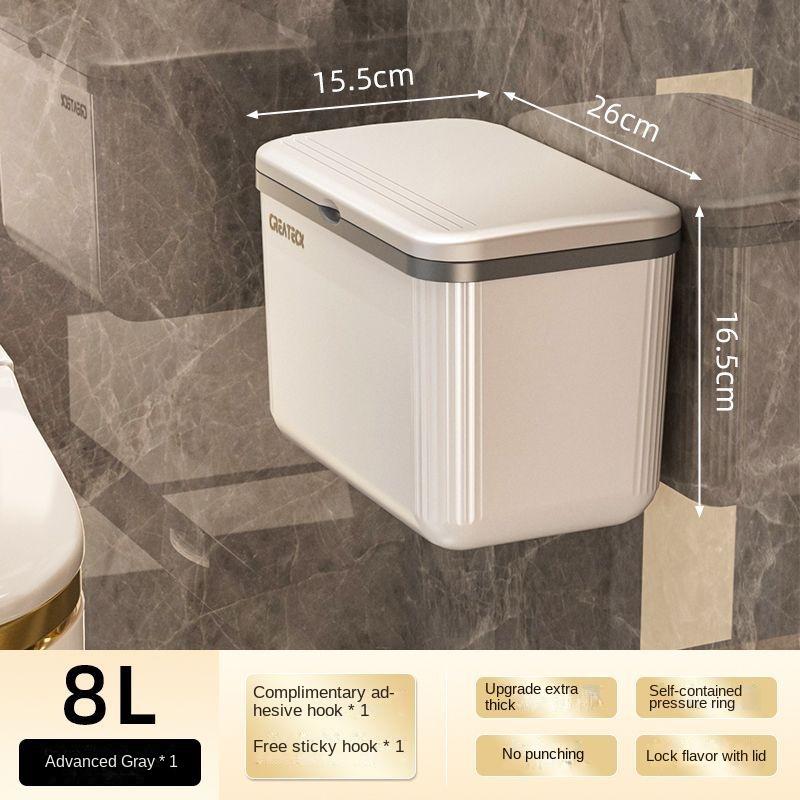 12/8 л кухонное мусорное ведро подвесное бытовое ведро для хранения туалетная бумага корзина для кухонных отходов настенное мусорное ведро
