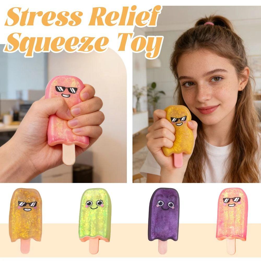 Игрушки Игрушки Мороженое с Сахаром Выдавливаемое Медленно Поднимающееся Выдавливаемое Ледяной Эскиз Выдавливаемая Игрушка Успокаивающая Текстура Снятие Стресса Сенсорная