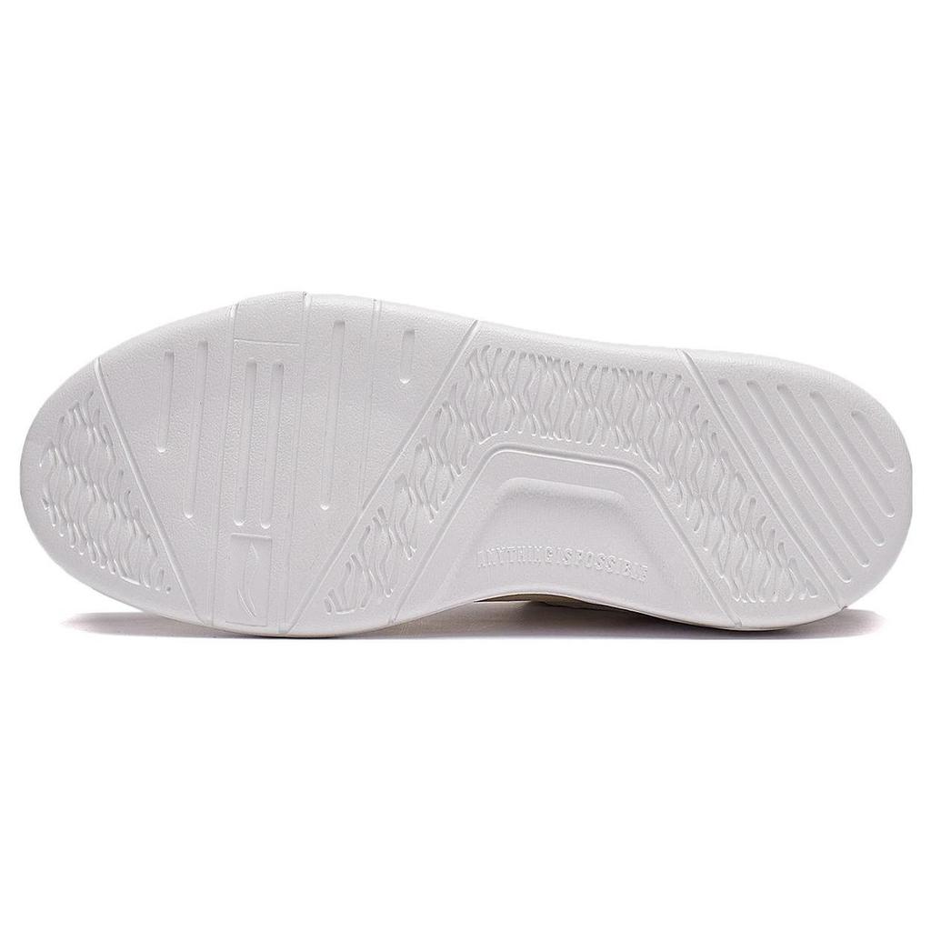 Li Ning Common 80s удобные универсальные легкие повседневные нескользящие прочные низкие кроссовки для скейтбординга женские кроссовки коричневые белые AGCT228-3