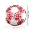 England national football logo Size 5 Soccer Ball, Machine-Stitched PVC, Durable & High Bounce, All Ages Fit, fan merchandise, matches & outdoor use.