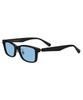 Солнцезащитные очки резиновые УФ и Черные [Zoff] SUNCUTGlasses/100% УФ-защита, стиль Веллингтон, кожаные на вид дужки, нескользящие, унисекс, защита, мужские женские