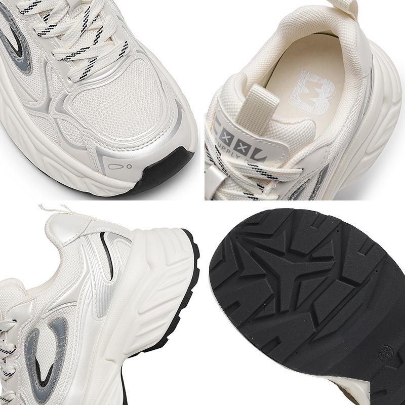 Summer New Dad Shoes Thick Sole Heightened Versatile Women's 2025 Popular Casual Shoes Soft Sole Not Tired Feet Sports Shoes