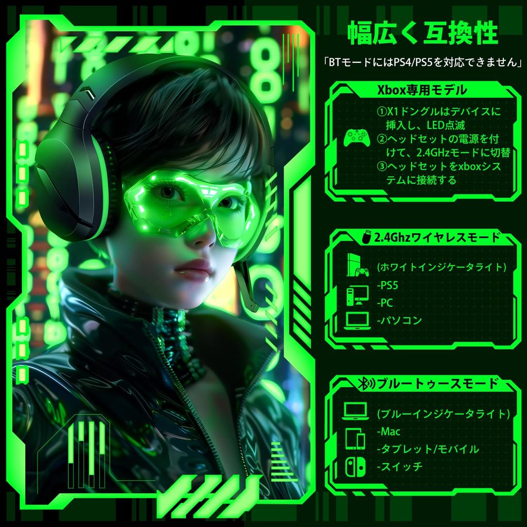 Игровая гарнитура WolfLawS X3, беспроводная Bluetooth-гарнитура с шумоподавлением, микрофон, 3D-стерео, 50-мм драйвер, 60 часов непрерывного использования, низкая задержка, FPS-игры