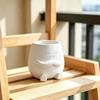 Stylish Design Head Planter Mini Size Desktop Decoration Landscape Plant Pot  Home Decor