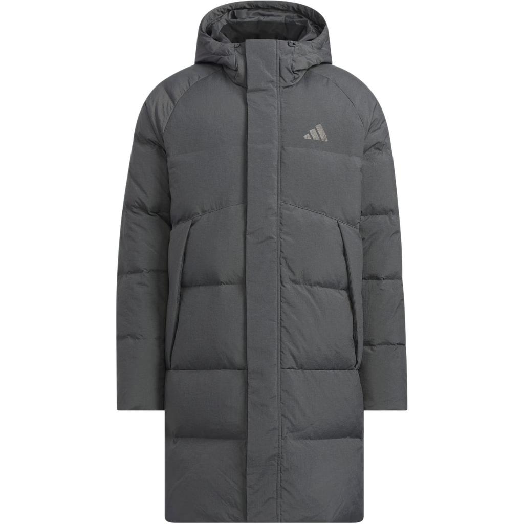 Adidas 600 Fill Casual Mid-Length Warm Duck Down Hooded Jacket Men Jacket KQ5516