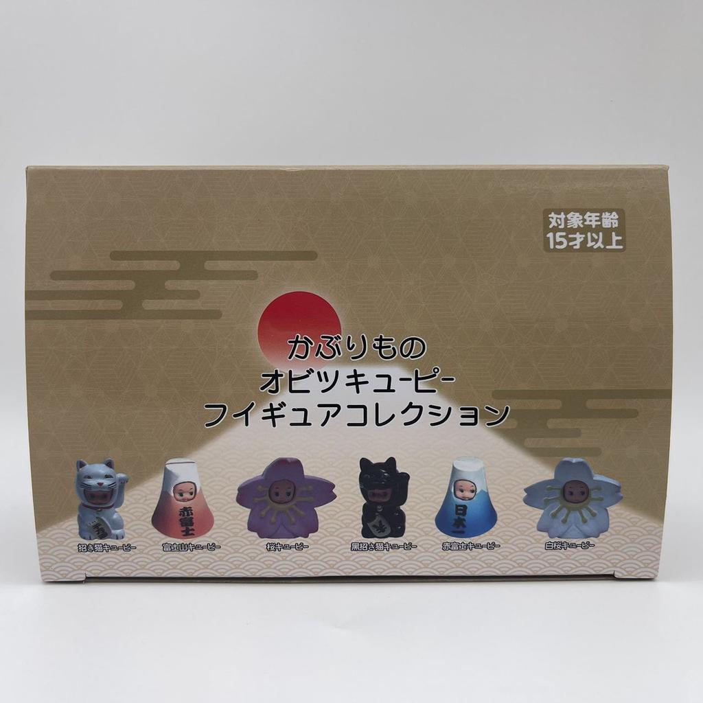 Чиби-кукла с меняющимися пятнышками, слепой бокс, Счастливый кот, Гора Фудзи, Цветение сакуры, Мини-кукла, Фигурка, Настольное украшение, Подарок на день рождения