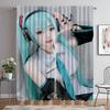 Раздел Hatsune M-Miku занавеска для окна для домашнего интерьера занавески для камеры занавески для детской комнаты тюль для спальни жалюзи гостиная