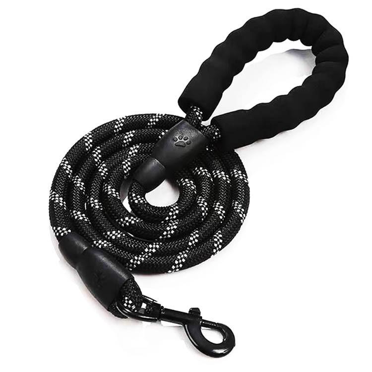 Reflective Nylon Dog Leash - Medium & Large Breeds