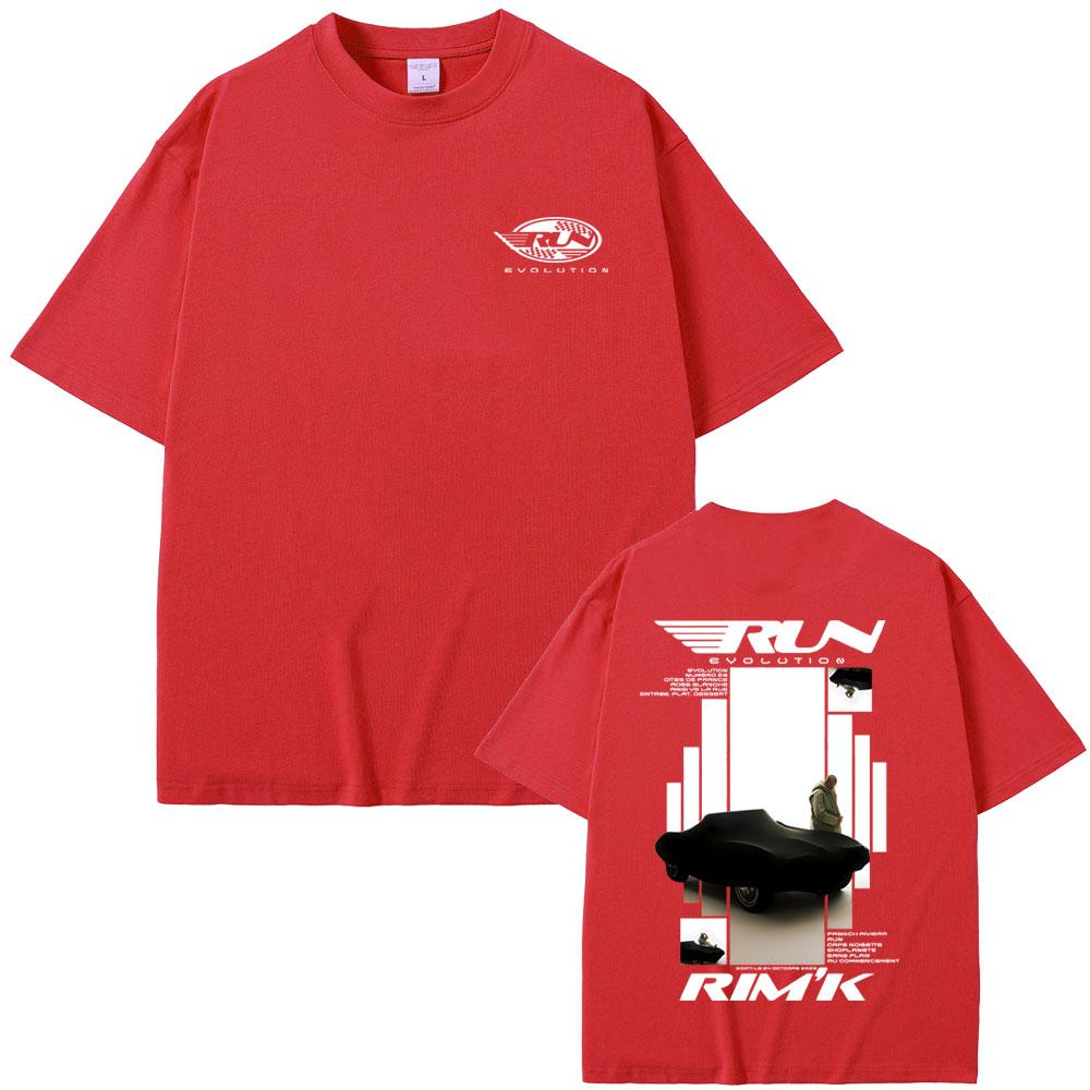 Rapper RimK Run Album Graphic Tshirt Unisex Women Hip Hop Fashion Pop Music Tshirt Male Casual Cotton Vintage T Shirt Streetwear
