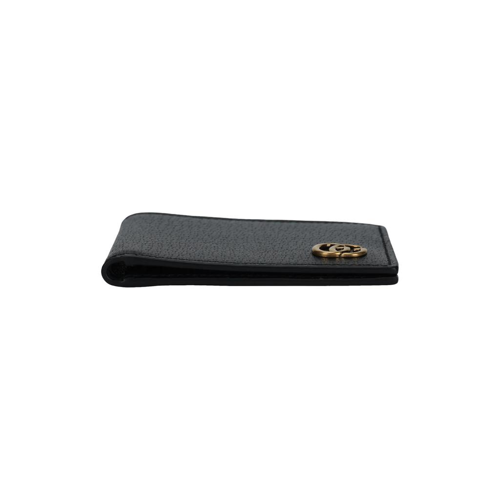 GUCCI GG Marmont Leather Wallet , Wallet Men's Black (Unisex) Wallets 428727 DJ20T 1000