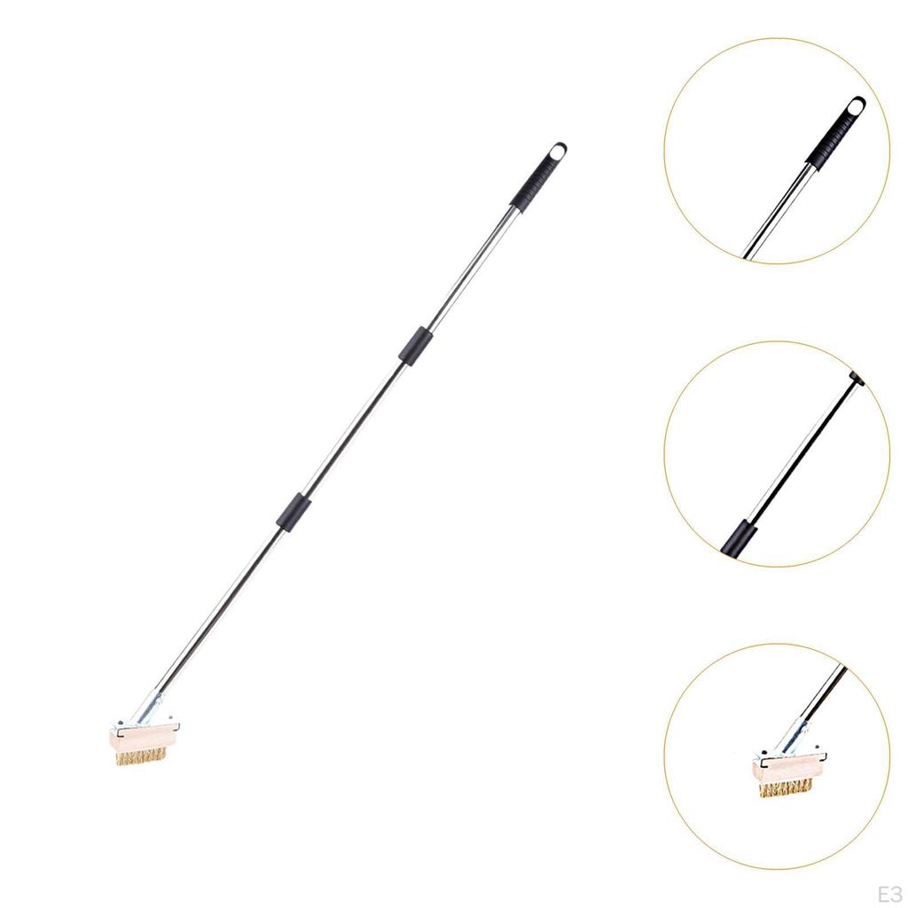 Crack Weeder Manual Crevice Weeding Tool Metal Wire Brush Puller Moss Weed Remover