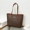 Women's Bag Printed Handbag New Large-capacity Hand-held Letter Tote Bag Trendy Versatile Texture Shoulder Bag