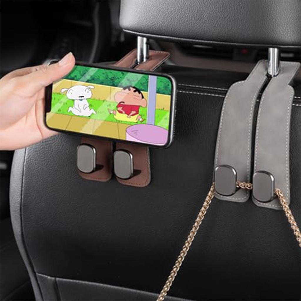 Двойной крючок на спинку автокресла, крючок на подголовник автокресла, универсальный органайзер для хранения автомобиля, крючки для сумки, сумки, пальто