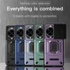KEYSION Противоударный чехол для Huawei nova 14 14 Pro с выдвижной защитой камеры, металлической кольцевой подставкой, задняя крышка для телефона Huawei nova14Pro