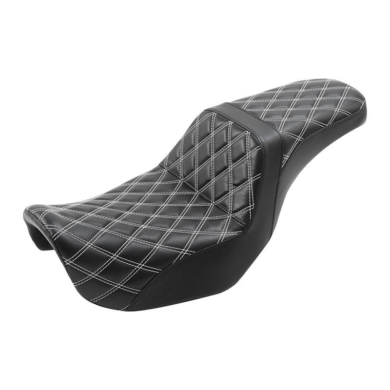 Motorcycle Driver Passenger Seat For Harley Dyna Super Glide 2006-2010 Fat Bob 2008-2017