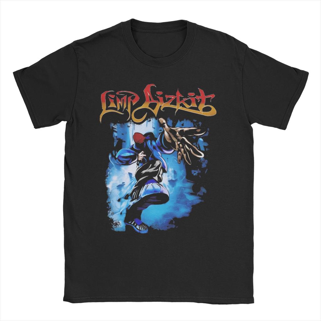 Limp Bizkit T Shirt Men Pure Cotton Unique TShirt Crew Neck Tees Short Sleeve Tops Adult