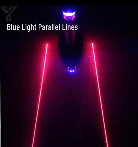 Светодиодный лазерный задний фонарь для горных велосипедов — аксессуар для безопасности при ночной езде