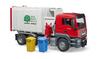 BRUDER MAN Side-opening Garbage Truck RED BR03761