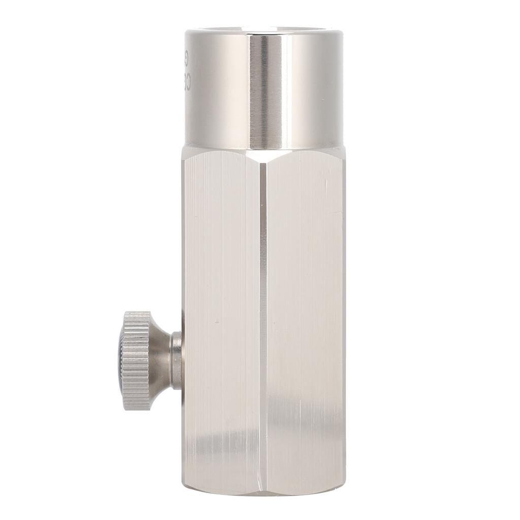 Адаптер для заправки баллона CO2 CGA320, аксессуар для клапана для заправки газировки, серебристый