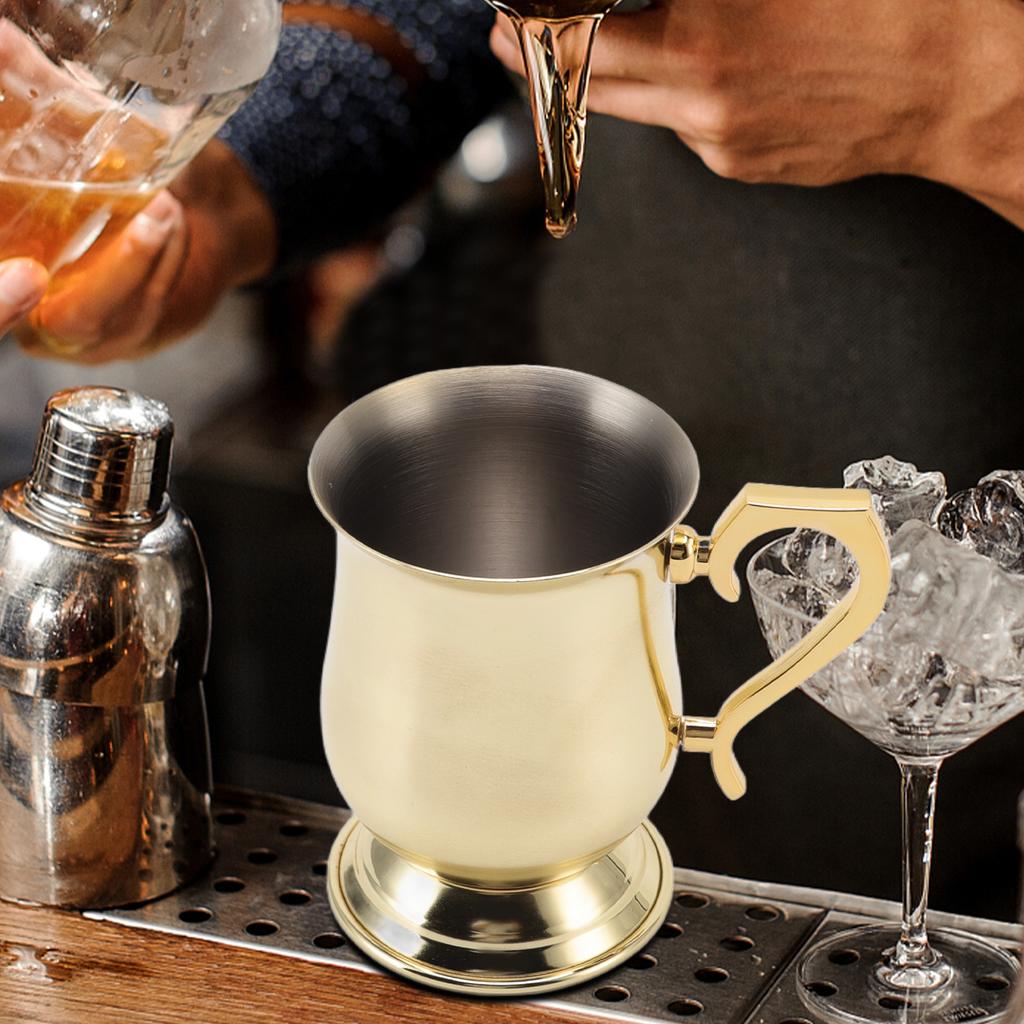 Кружка для коктейлей Moscow Mule из нержавеющей стали, устойчивая к ржавчине, многофункциональная посуда для коктейлей, пива, холодного чая и кофе со льдом