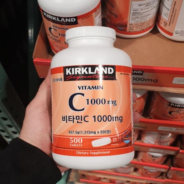 Kirkland Signature High Potency Vitamin C 1000mg (500 Tablets)
