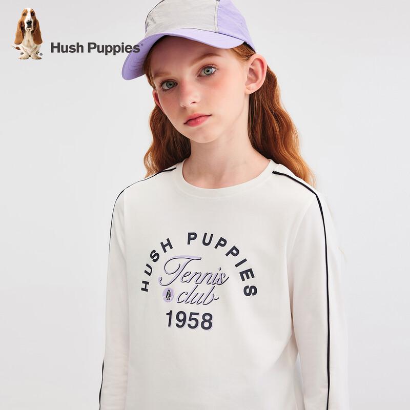 Детская футболка с длинным рукавом и круглым вырезом Hush Puppies для девочек