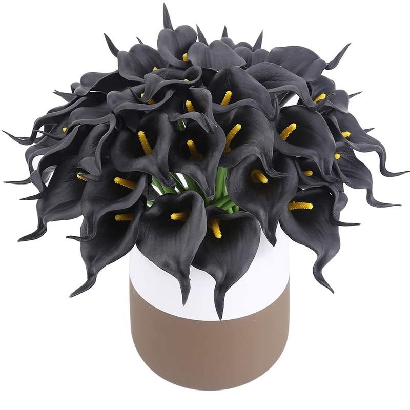 10 шт., настоящие сенсорные Каллы, искусственные цветы, букет Каллы для свадьбы, свадебный домашний цветок, украшение