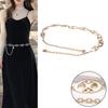 Women's Waist Chain Style Fashionable Light Luxury Temperament Versatile High-end Feeling Niche Star Thin Waist Chain Chain for Women