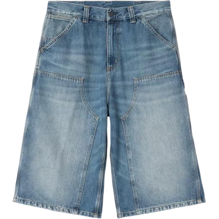 Carhartt WIP SS26 OG Джинсовые шорты с двойным коленом, длинные, унисекс I037493-01-EX