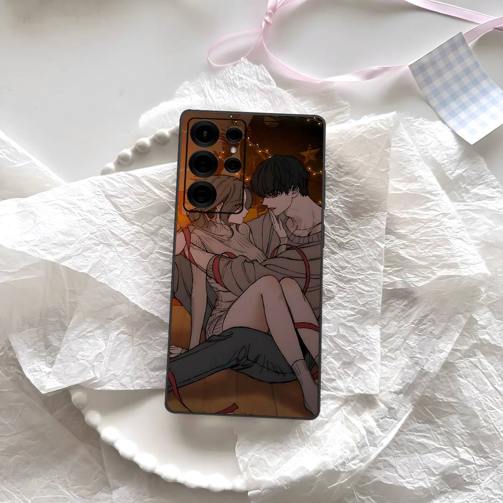 Чехол для телефона Аниме Слезы на увядшем цветке для Samsung S 24 Fe 25 Ultra Plus 20 Lite 21 30 22 23 24 22 Ultra 5G Fundas