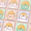100Pcs Cute Bear Cartoon Self-Adhesive Bags For Snacks, Cookies & Cranberry Treats - Perfect For Parties & Gifts
