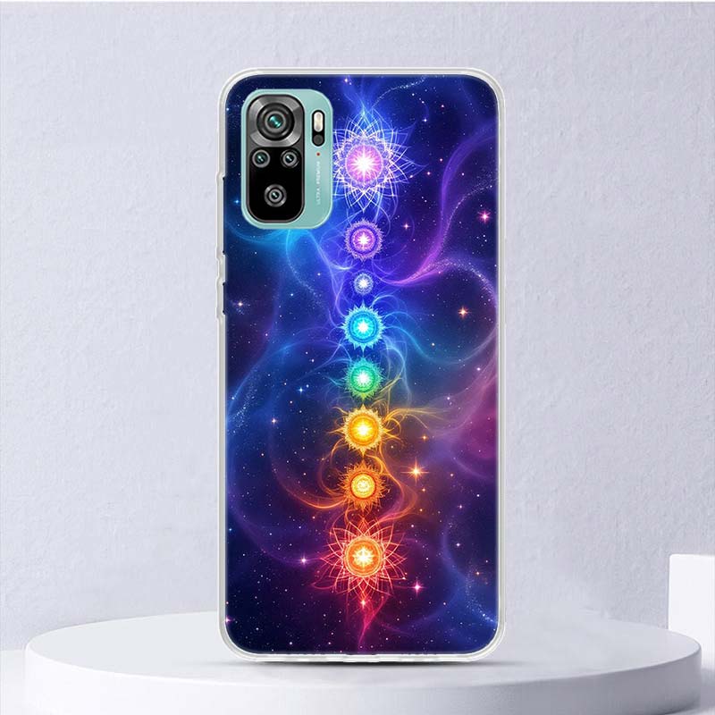 Yoga Chakra Spiritual Energy Universe Soft Case For Xiaomi Redmi Note 14 14S 13 12S 11S 10S 12 11 10 Phone Cover 11T 11E Pro Plu