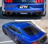 15-23 Ford Mustang TF Carbon Fiber Rear Wing - Trufiberya Punch-Free Install
