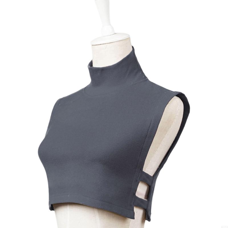 Q1FA Detachable Turtleneck Collar Sweater Collar Dickey Collar Turtleneck FalseCollar