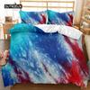 Мраморный пододеяльник Комплект постельного белья с мраморной отделкой Синий Золотой Абстрактная текстура Детское постельное белье Двуспальный размер Queen King Size Полиэстеровый пододеяльник