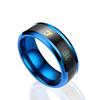 Intelligent Temperature Sensitive Titanium Steel Mood Ring In 5 Colors for Women and Men, Waterproof Emotion Feeling Jewelry