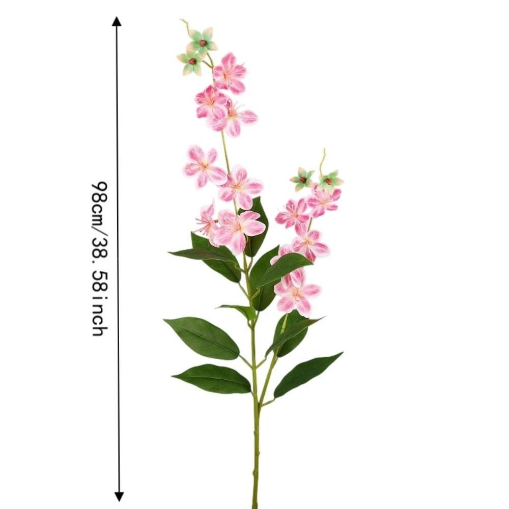 Real Touch Artificial Jasmine Flower Branch Plastic Fake Flowers Wedding Decor