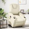 VidaXL Reclining Massage Armchair, Relaxation Chair with Adjustable Backrest and Footrest, Living Room Seat, Modern, 3204438