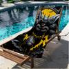 Superheroes Print Beach Towel, Versatile Lightweight Absorbent Beach Towel for Pool Surf Yoga Bathroom, Perfect Birthday Holiday Gift