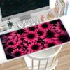 Floral Pattern Large Mouse Pad Anti-Slip Rubber Keyboard Desk Mat Lock Edge Stitching HD Desktop Pad Gaming Office Accessories
